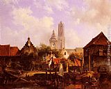Willem Roelofs Fran Utrecht painting